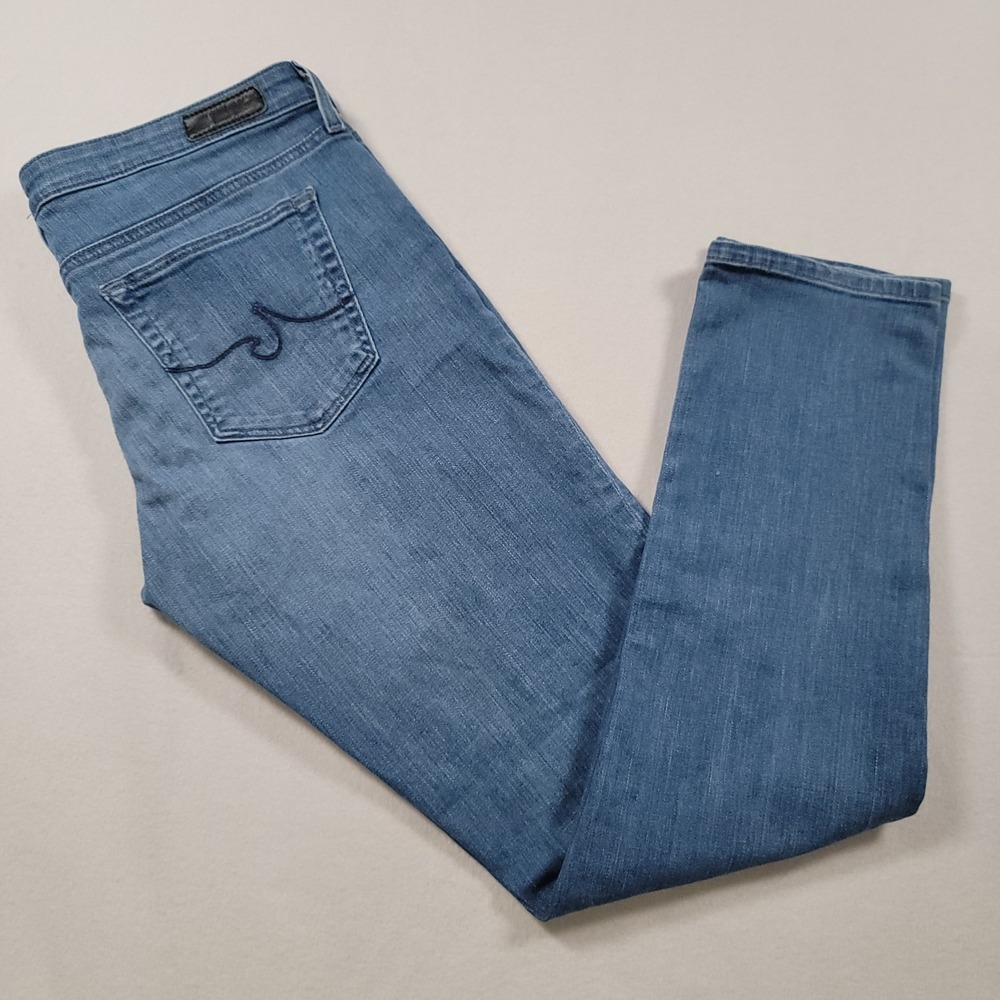 AG Adriano Goldschmied Women Jeans 30R The Stilt Cigarette Leg Blue